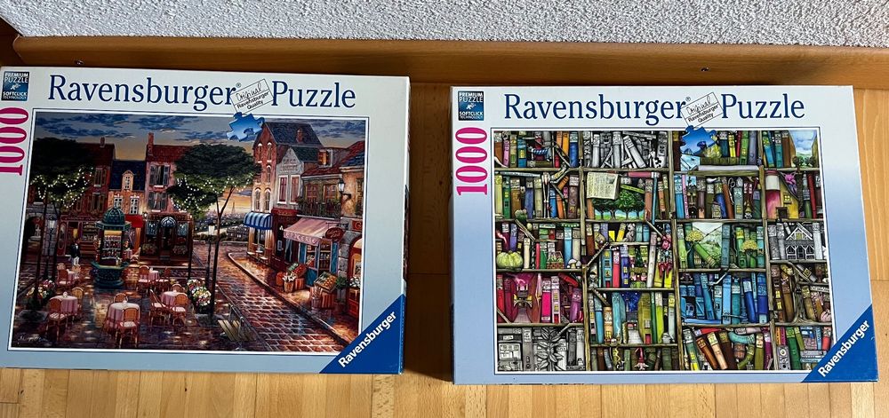 Ravensburger Puzzle 2x 1000 Teile (Gebraucht) in Züberwangen für CHF 15 ...