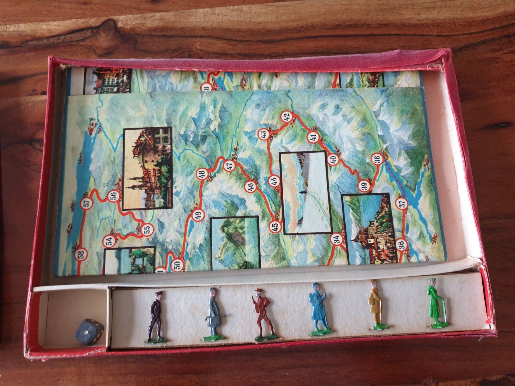 Giochi: Schweizer Reise / Die Schweizerreise / Brettspiel Antik – Usato da Rain venduto da chesz 1