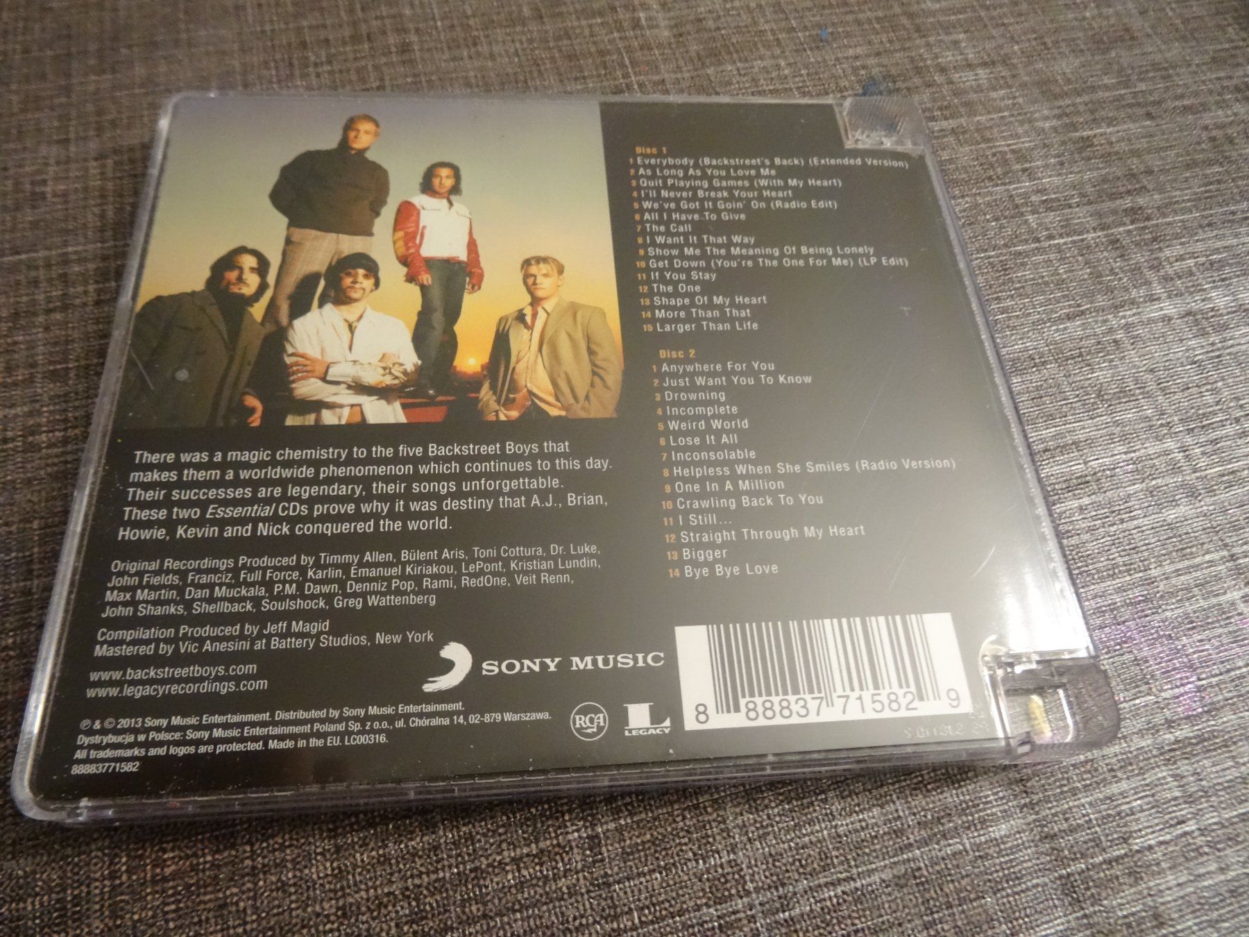 CD: Backstreet Boys - The Essential - Doppel CD – Usato da Olten venduto da Disc-Ausverkauf 1