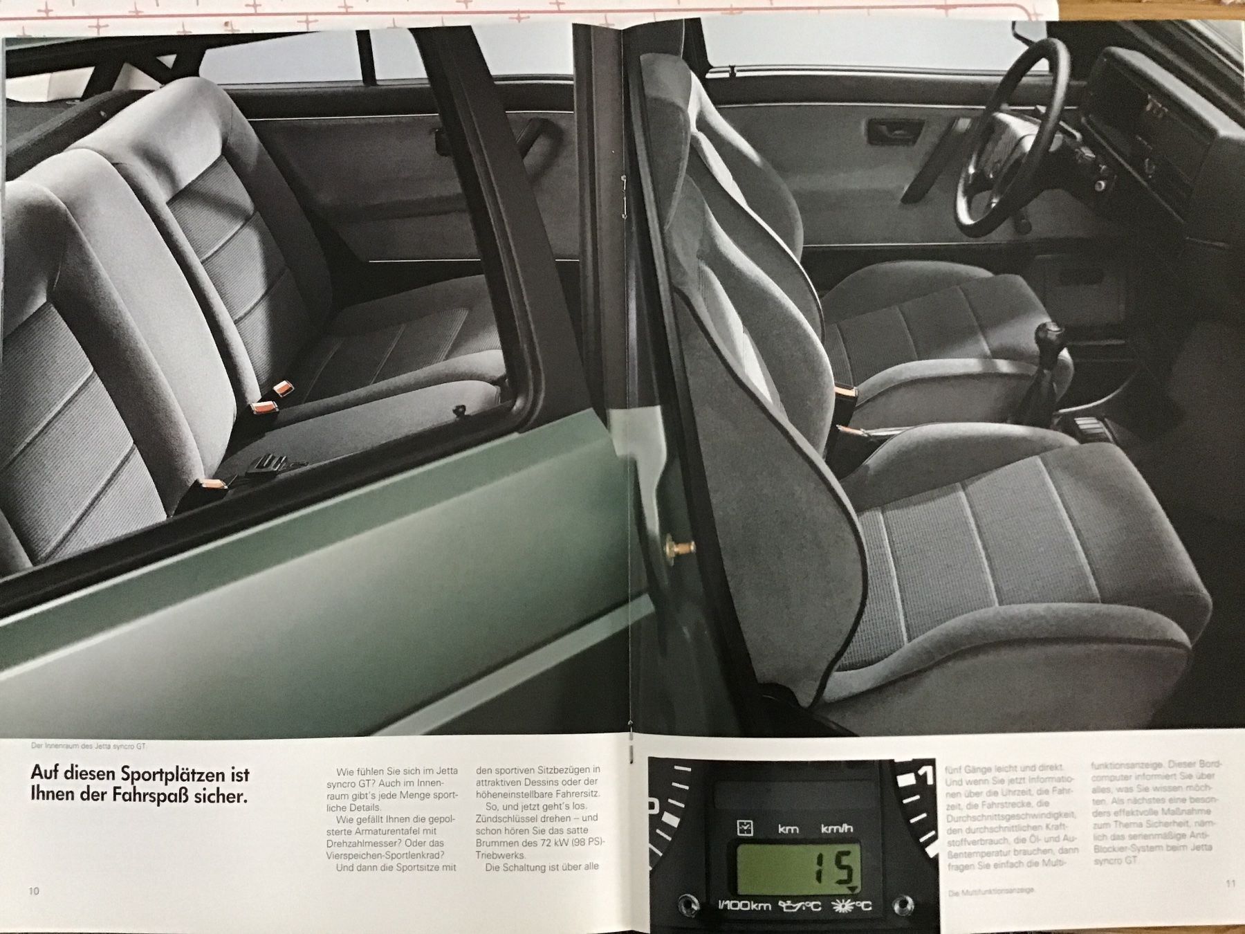 VW Documenti: VW Jetta Syncro Verkaufsprospekt Januar 1989 – Usato da Scherzingen venduto da Starseller62 4