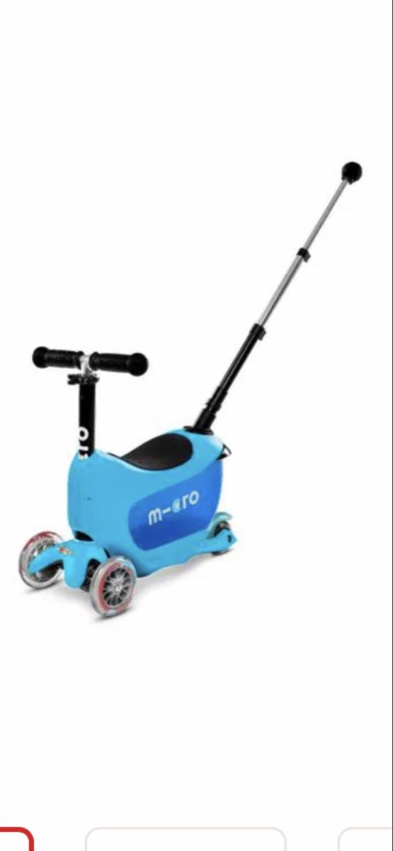 Micro Kickboard: Kickboard Mini2go Deluxe Plus Blue Scooter mit Sitz – Gebraucht aus Meilen von Michi_11 3