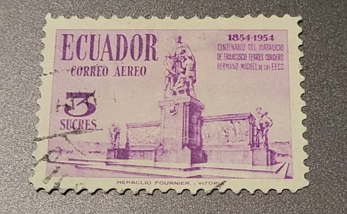 Tutti i francobolli: Ecuador 1954 alte briefmarken – Usato da St Gallen venduto da Stampsalshobby
