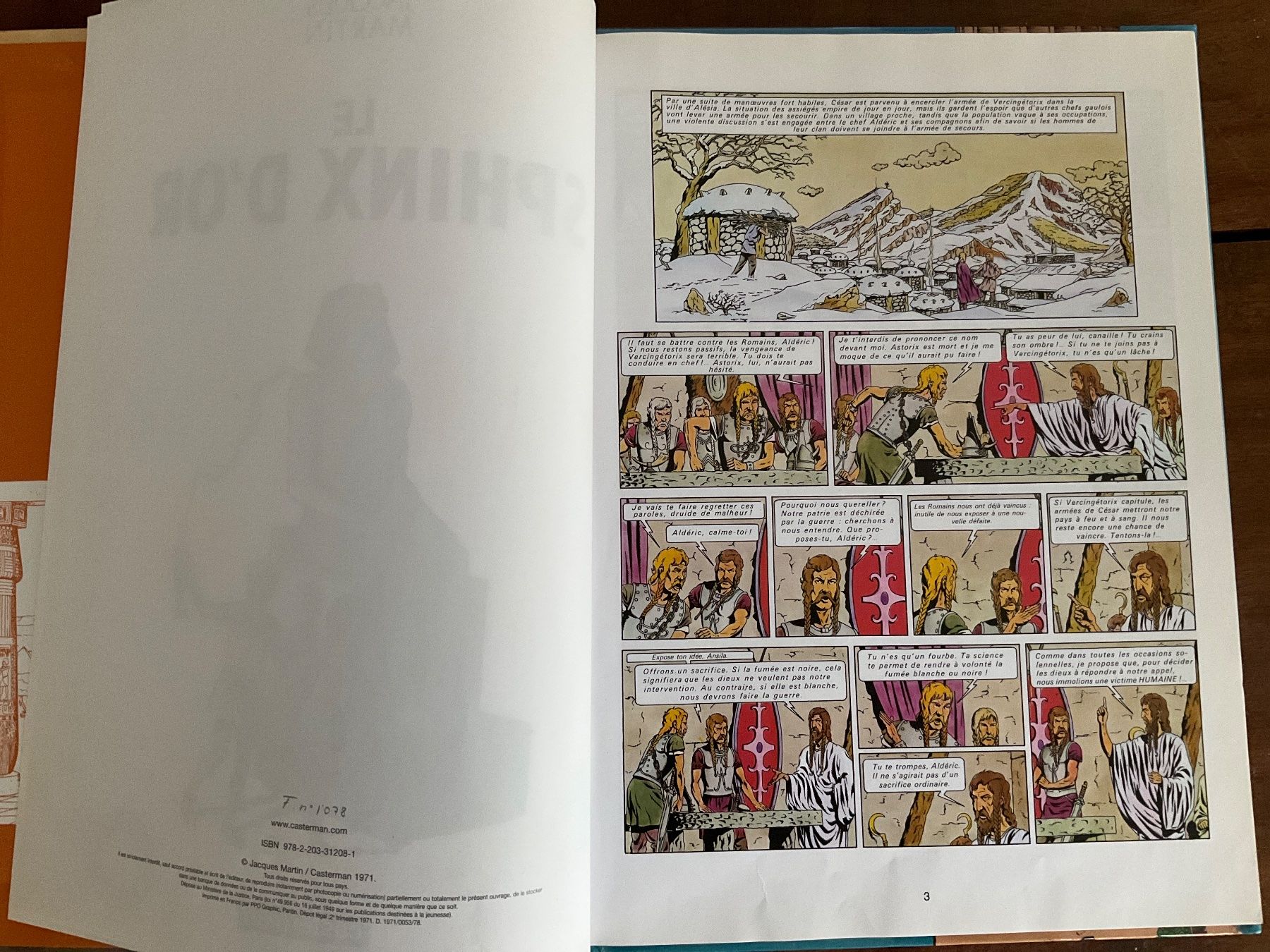 Fumetti: Alix - Le Sphinx d'Or - Jacques Martin - BD Casterman – Usato da Avenches venduto da Lactobacille 2