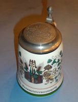 Alter Bierkrug "Schweizer Braumeistervereinigung" Zinndeckel