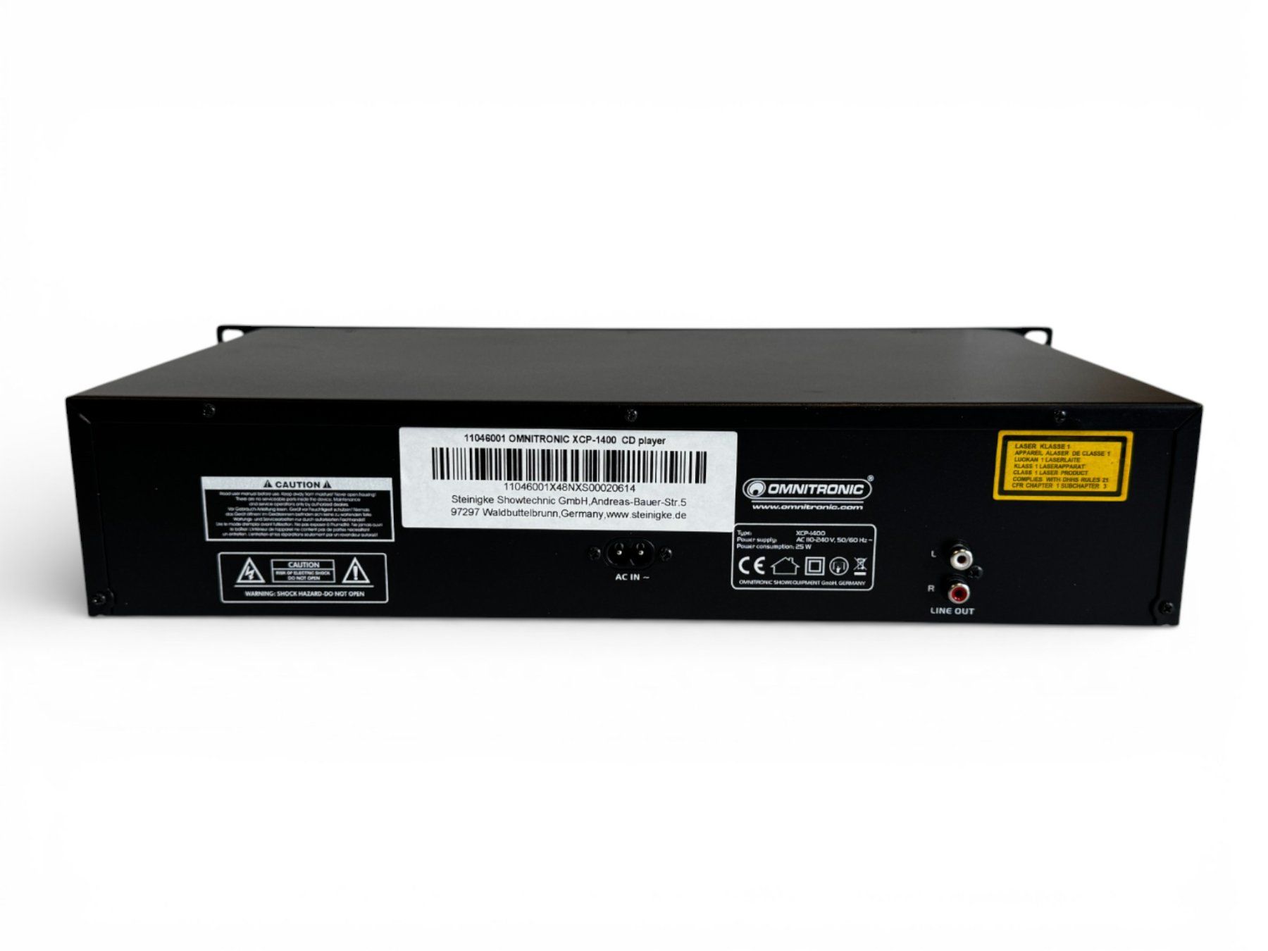 Multimediaplayer & Streamer: Omnitronic XCP-1400 CD-Player mit Displayfehler (L649) – Gebraucht aus Däniken SO von Profog1 2