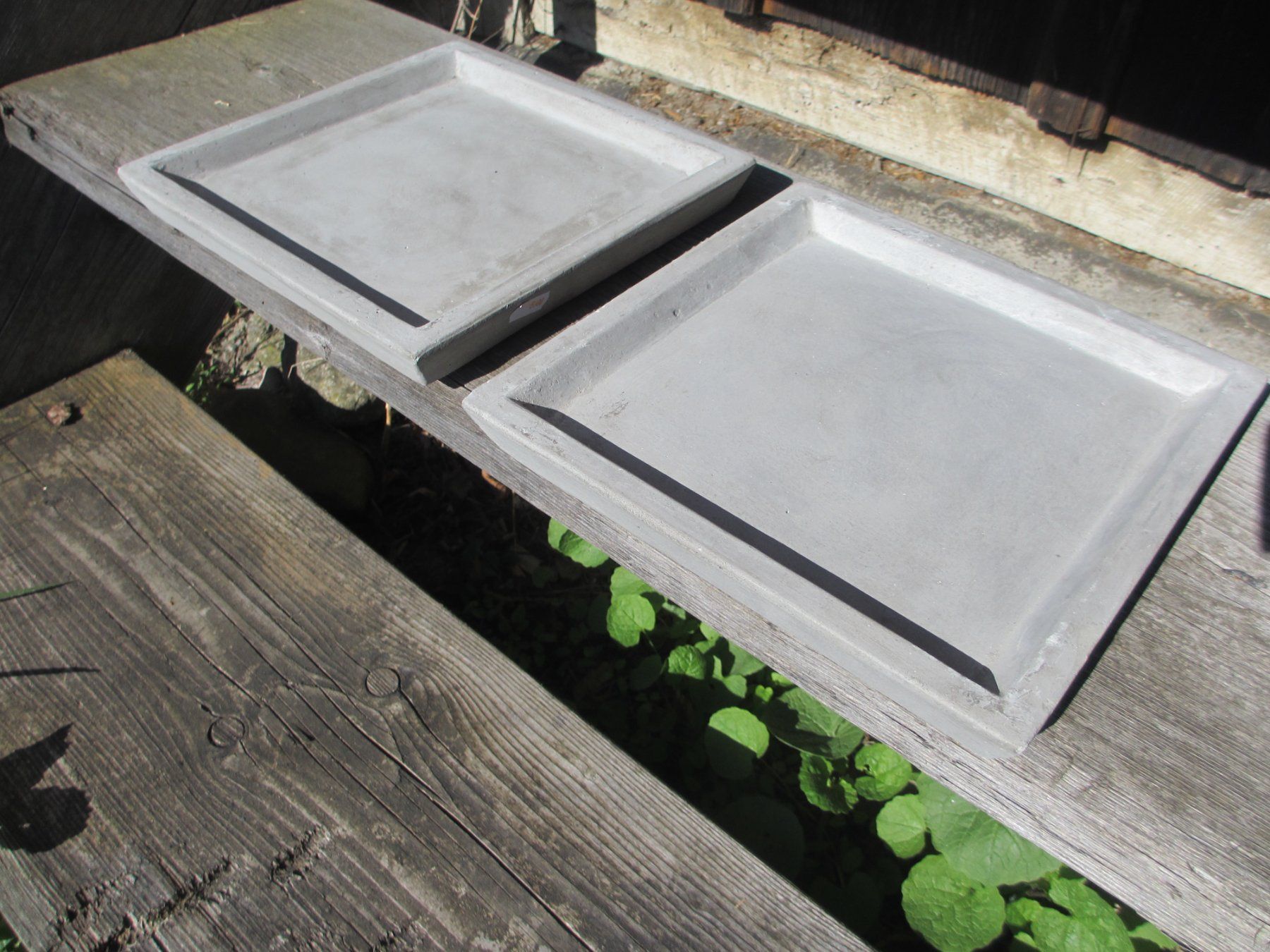 Sottobicchieri: 2 Untersetzer quadratisch 20x20cm grau – Nuovo (secondo la descrizione) da Herisau venduto da fan_h9qj