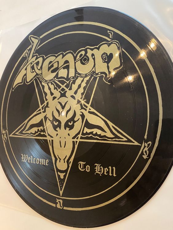 Venom To Hell 1981 Picture Disc NWOBHM RAR original Kaufen