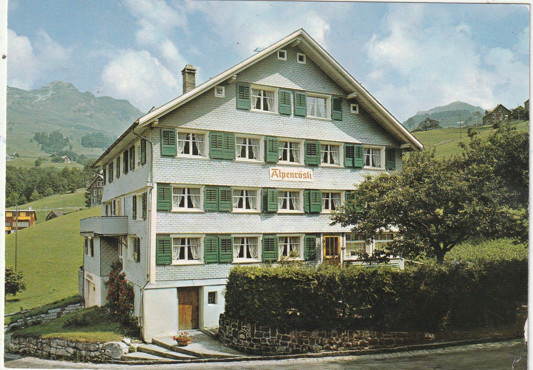 Cartoline postali: Alpenrössli Amden – Usato da Lumbrein venduto da made02