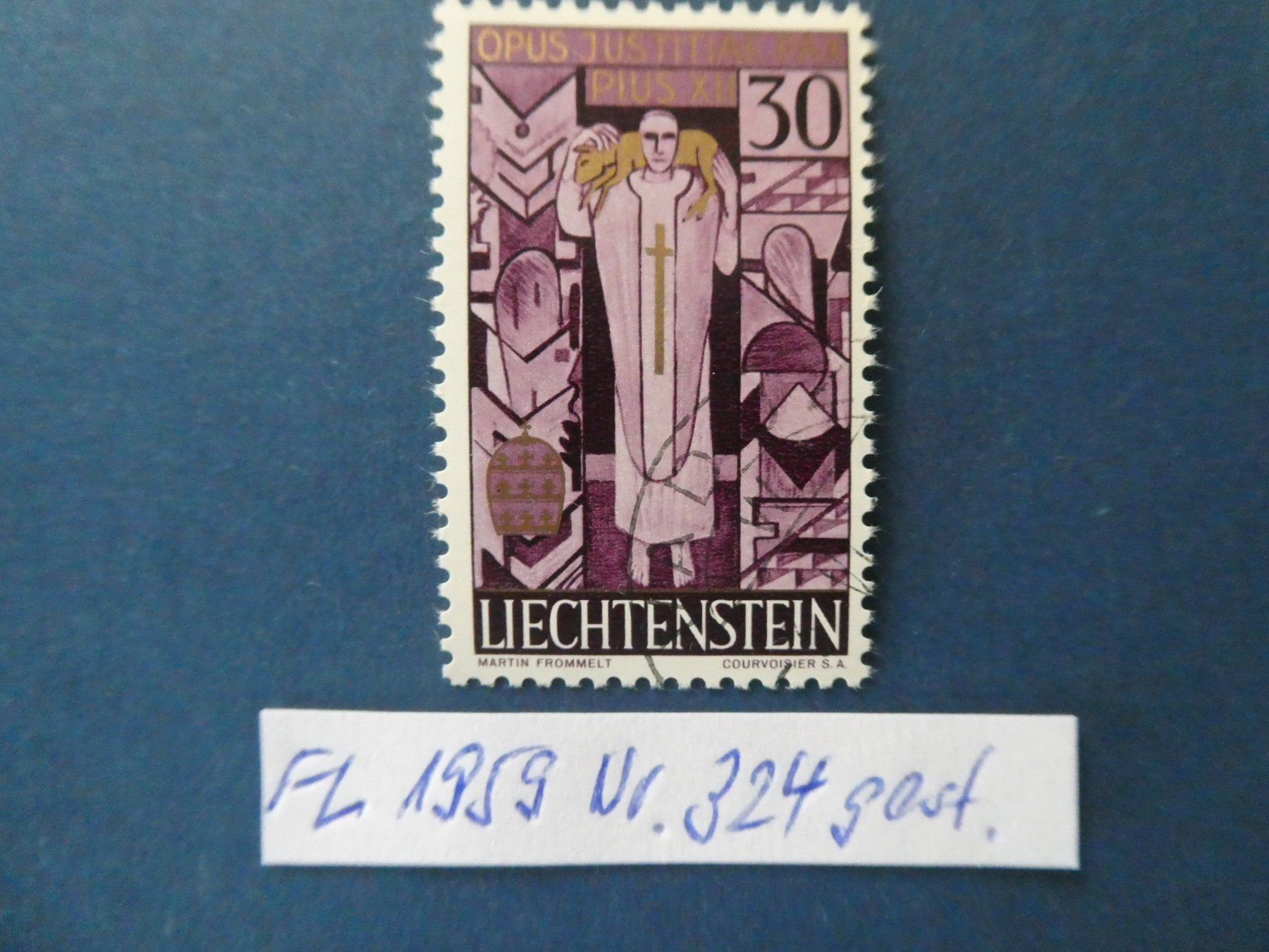 Tutti i francobolli: FL 1959 Nr. 324 gestempelt – Usato da Lausen venduto da Herbamare01