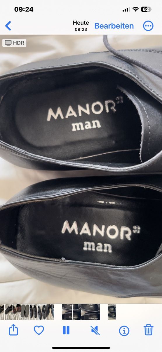 Scarpe da uomo: Elegante MANOR Lederschuhe Gr. 40 – Nuovo (secondo la descrizione) da Birr venduto da Elines 3