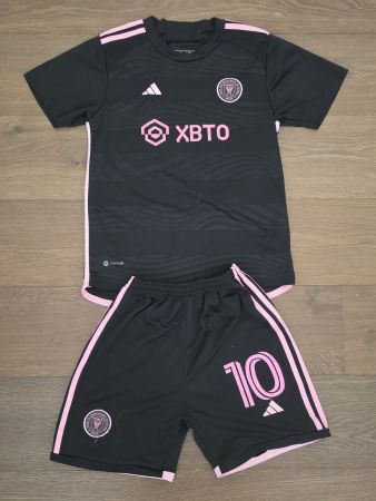 Inter Miami Trickot Messi Kinder Grösse 28 Schwarz Rosa