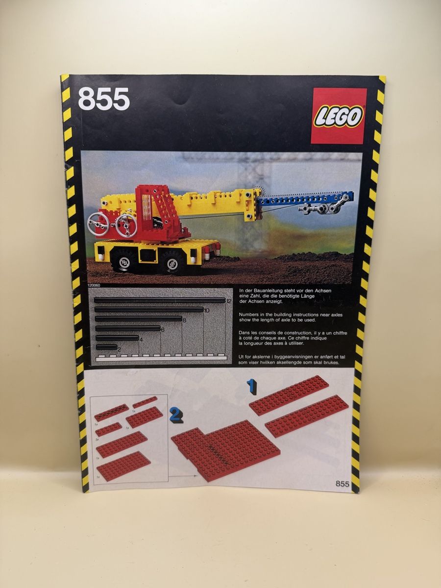 Lego Kit di costruzioni: LEGO Technic 855 Mobile Crane Instructions Vintage – Usato da Lausanne venduto da chi_rwy5