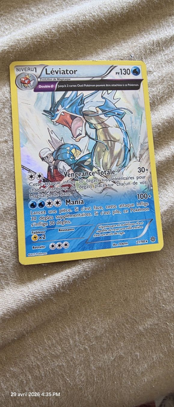 Pokémon Carte collezionabili: leviator – Usato da Avully venduto da ber_5ryd