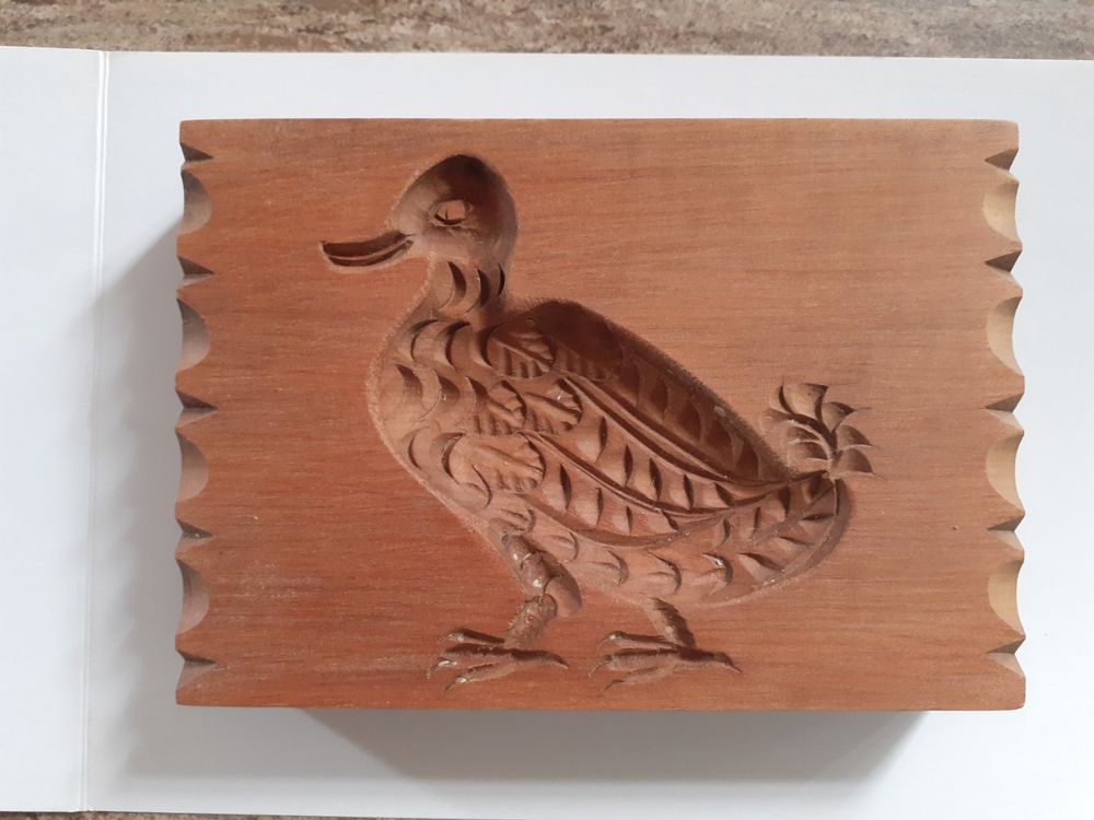 Holz Gebäckmodel Anis Backmodel Tirggel Springerle Ente | Kaufen auf ...