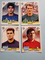panini italia 90 x 4 stickers selten