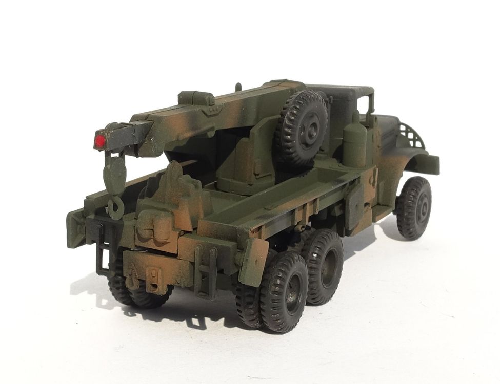 Miniature Chevrolet Cargo Van US Army 1:87 - Marque Trident - Vert Militaire - Occasion Ancien Stock
