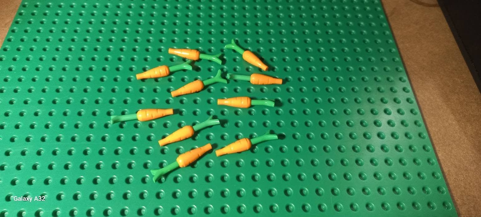 Lego Giocattoli: Lot de 10 carottes Lego – Usato da La Tour de Trême venduto da Startjouet