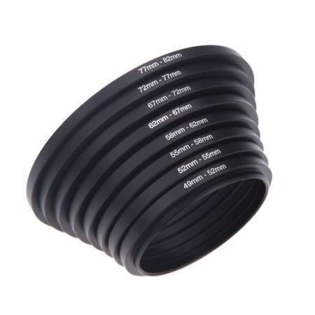 Unità & Adattatore: 8 STEP UP ADAPTER RINGE - FILTER RING FÜR DSLR KAMERA – Nuovo e nell'imballaggio originale da Kriens venduto da swissgadget 1