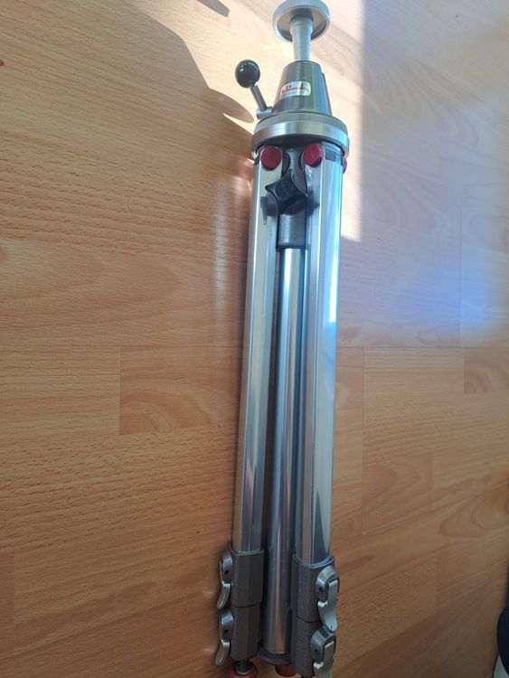 Schiansky Profil-Stativ 110, vintage aluminium statief incl. kop Trépied