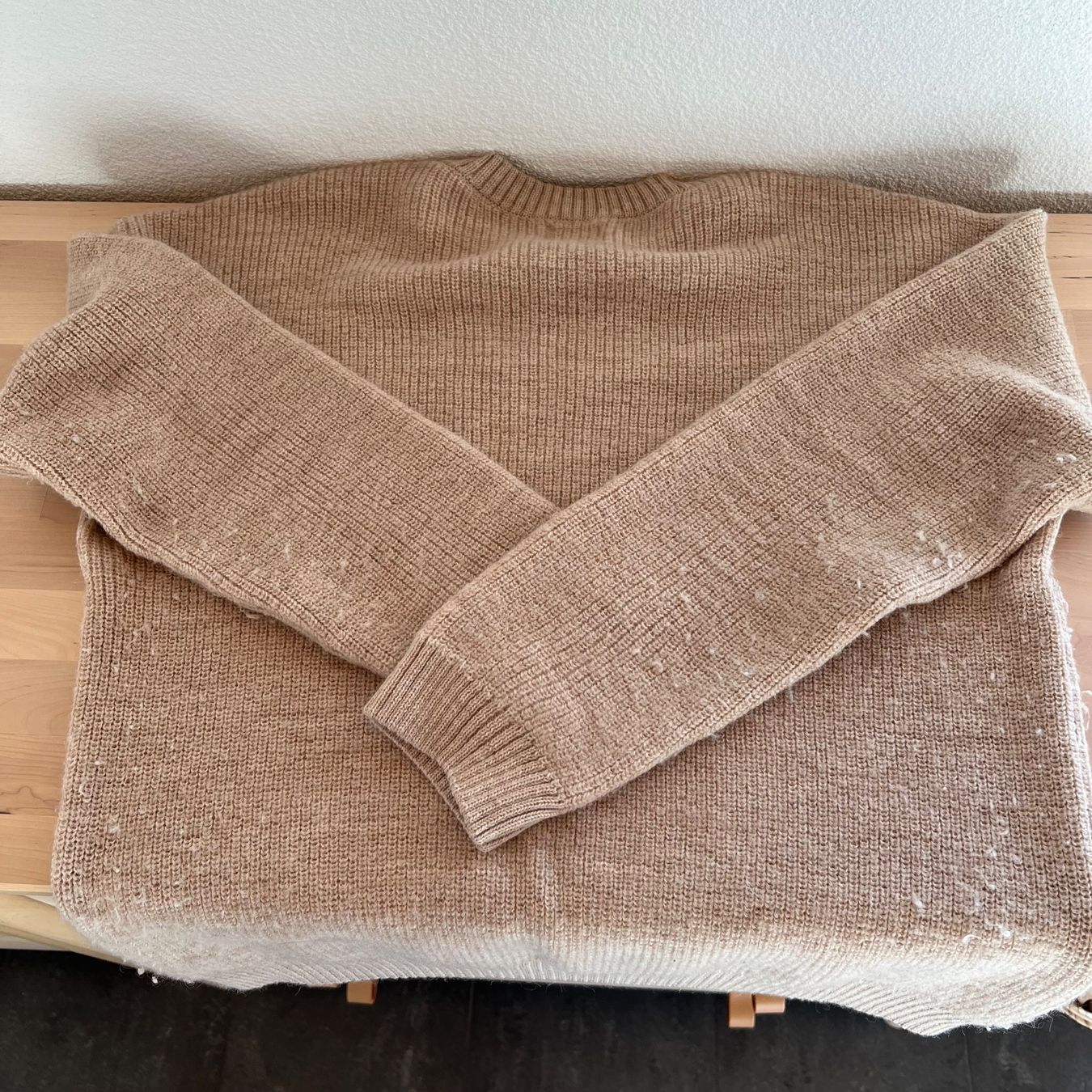 Maglioni & Felpe: Warmer Wollpullover, Matona, Gr. XL, Beige – Usato da Steinmaur venduto da HenSaa 2