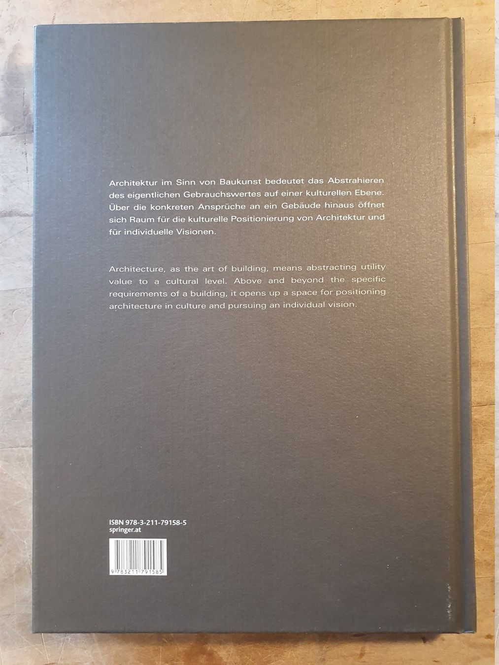 Bücher: Baumschlager Eberle Gert Walden Springer – Gebraucht aus Zürich von loosebone 3