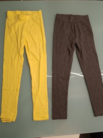 2 neue Leggins 122/128