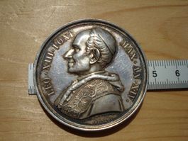 (H4) Médaille Pape Léon XIII Silver
