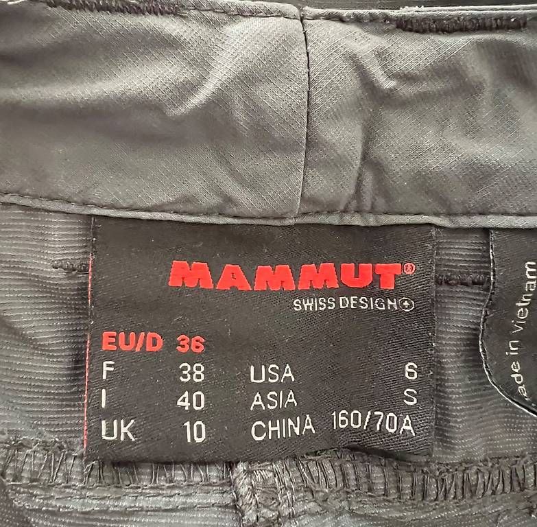 Pantaloni: Damen Wanderhose Mammut – Usato da Allschwil venduto da Hesch13 2