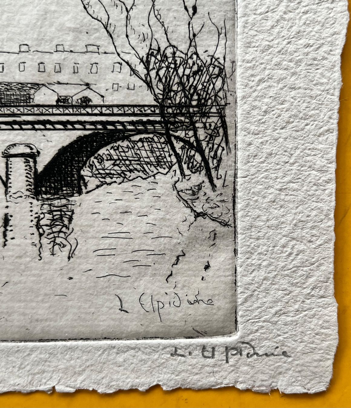 Dipinti: 2 x Original Radierung unleserlich signiert – Usato da Adliswil venduto da buch_und_kunst 4