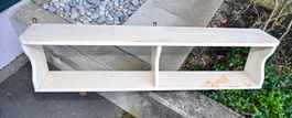 altes Wandregal SHABBY CHIC zum restaurieren L119.5cm