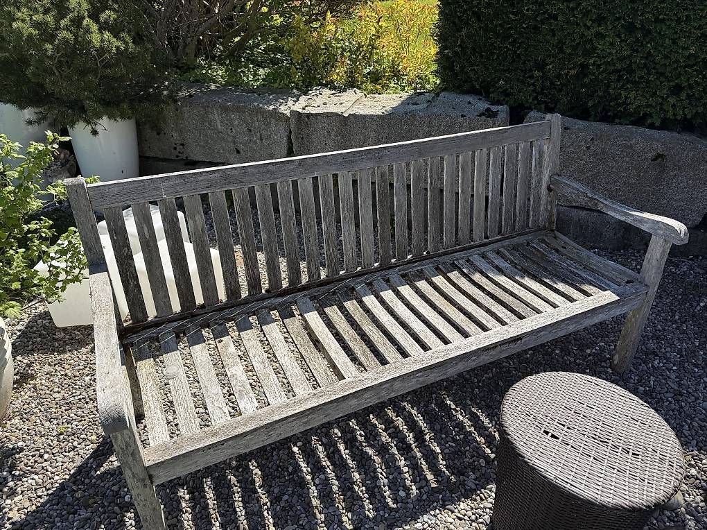 Pfister Panchine: Holzbank aus Teakholz – Usato da Bergdietikon venduto da ulr_r9x5 3