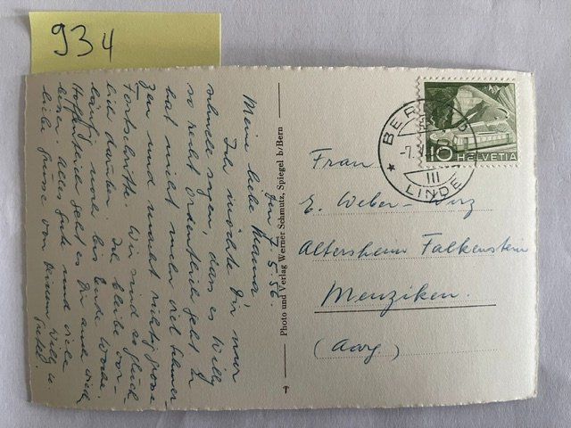 Ansichtskarten: alte Ansichtskarte Bern Bärengraben, 1956 – Gebraucht aus Niederwil AG von dahu75 1