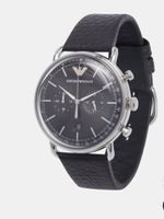 Emporio Armani Herren Uhr Leder Top! NEU!