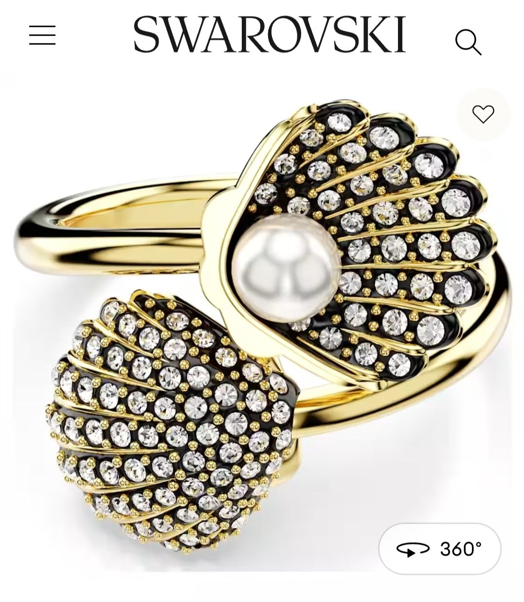 Swarovski Bagues: bague Swarovski idyllia  – D'occasion à Villeneuve VD par virginie141 1