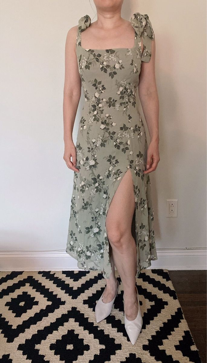 Reformation Vestiti: Reformation Floral Midi Dress – Usato da St.Josefen venduto da lop_lh8d 4
