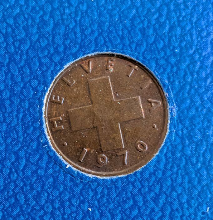 Tutti le monete: 1 Rappen 1970 – Usato da Arch venduto da coinsandmore