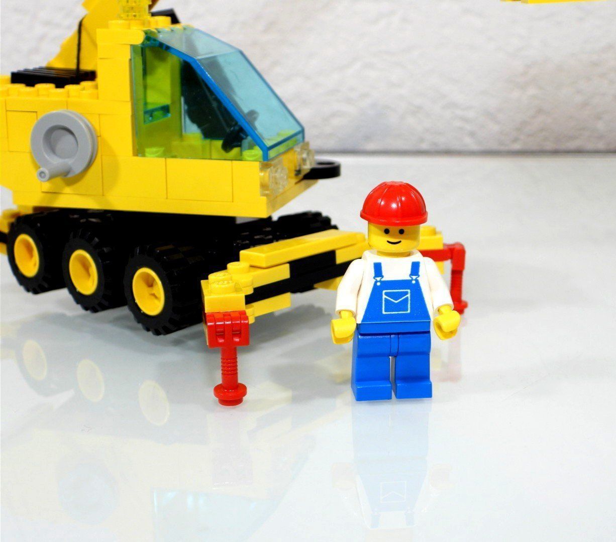 Lego Baukästen: LEGO 6352 GELBER PNEU KRAN MIT CONTAINER – Gebraucht aus Turbenthal von Ddanuh 2