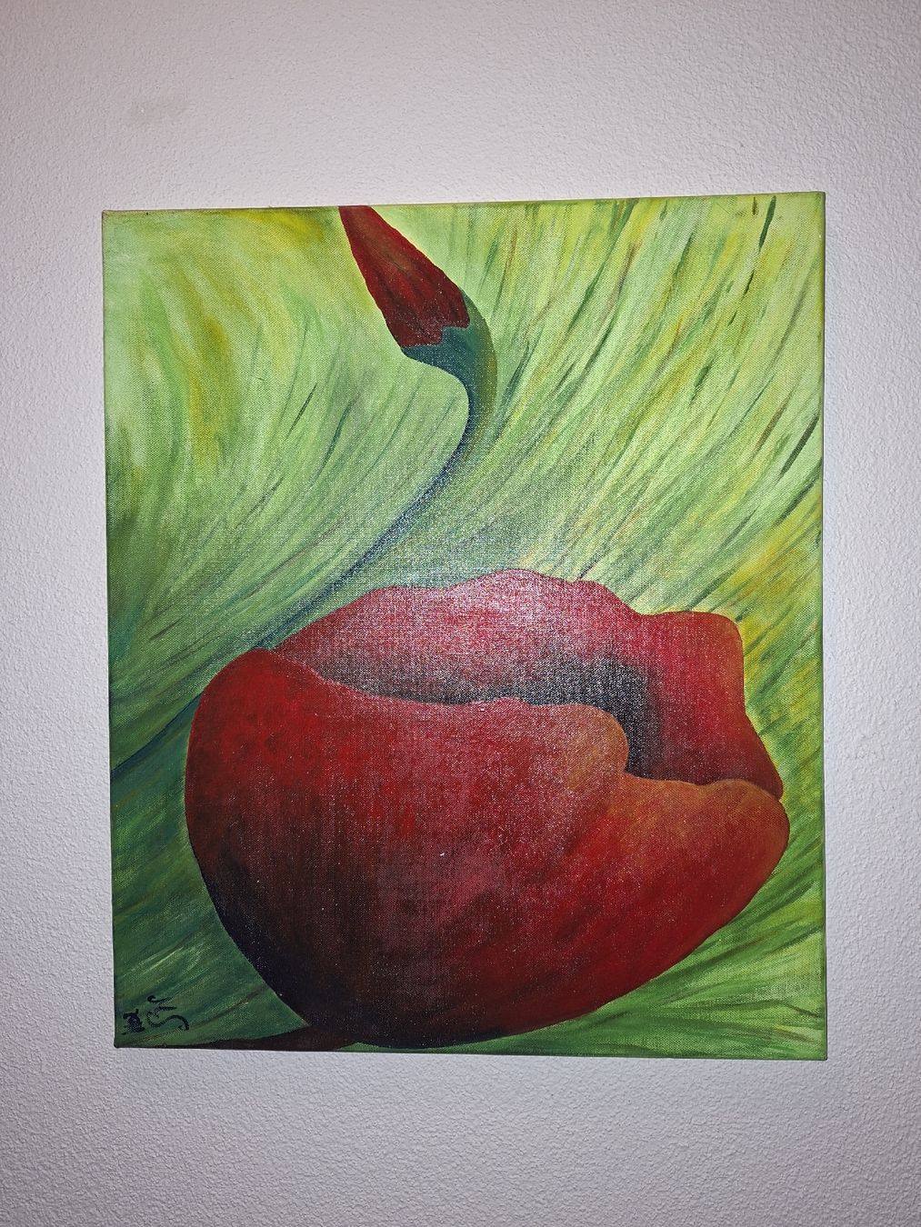 Dipinti: Bild Acryl auf Leinwand 50 x 60 cm – Usato da Brüttisellen venduto da Tekla05