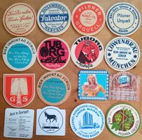 16 Bierdeckel Brauerei Deutschland Dänemark Schweiz Import