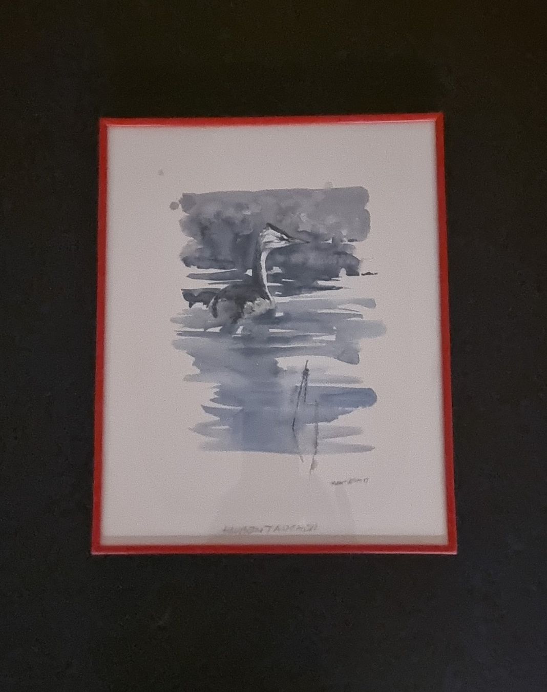 Poster & Bilder: Bild Haubentaucher in Rahmen – Neu (gemäss Beschreibung) aus Lachen SZ von LinDiscount