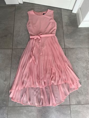 DKNY, Kleid, Plisseekleid, rosa, Gr. 32 w. Neu