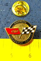CHEVROLET CORVETTE SCHMUCK-PIN ENAMEL GOLDIG KLEIN-FEIN-EDEL