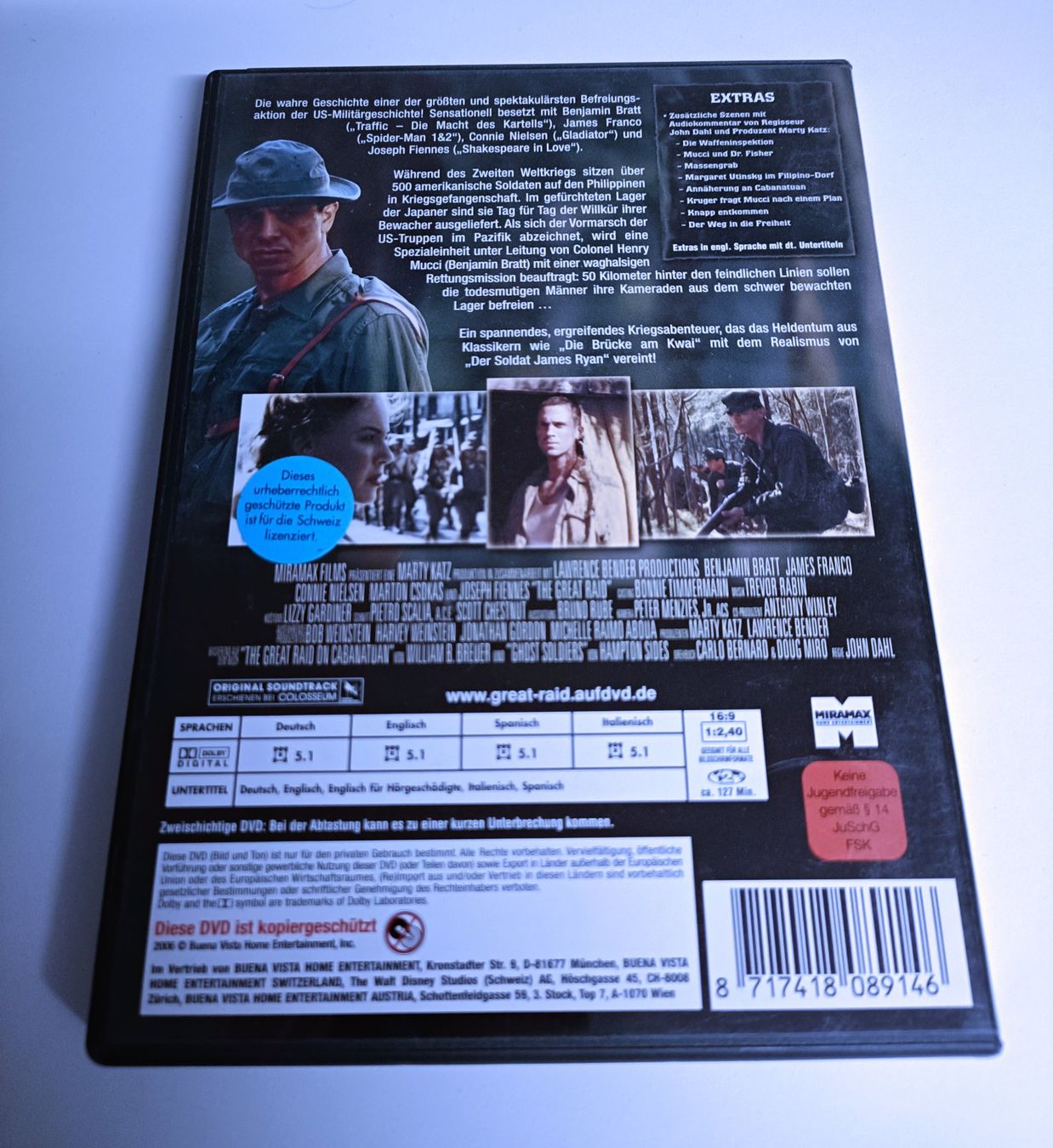 Tutti i DVDs: The Great Raid - Tag der Befreiung – Usato da Köniz venduto da Filmzone 1