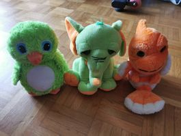 Plüschpinguin, - Fisch und Elefant
