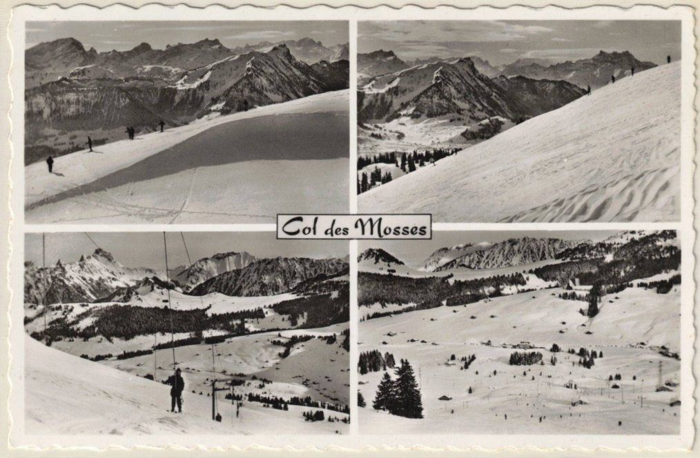 Cartoline postali: Col des Mosses - 4 Bild AK – Usato da Binningen venduto da Mountainrider