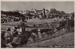 Speicher mit Säntiskette, gelaufen 1937