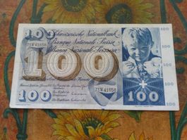 SUISSE  100  Francs  1970  (1658)  Billet