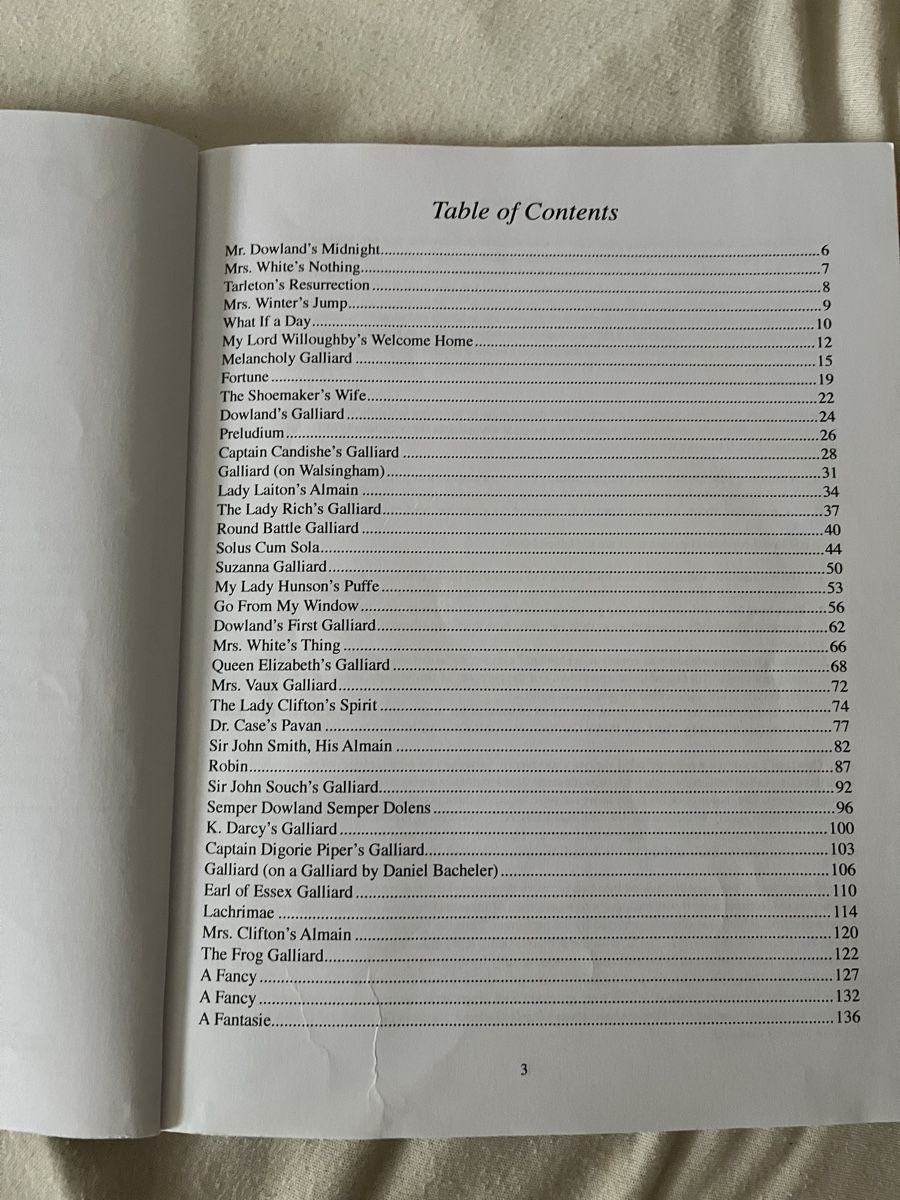 Libri: Noten John Dowland – Usato da Bellinzona venduto da Lele80 1