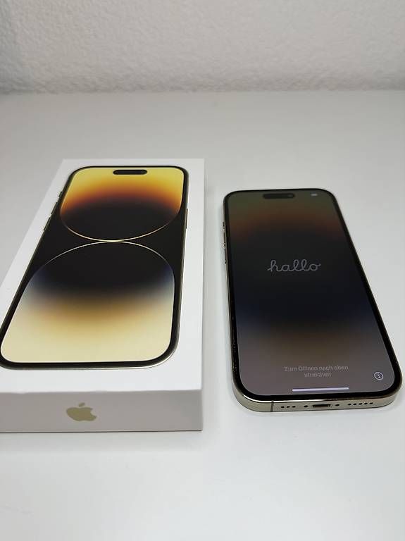 Apple Portables: iPhone 14 Pro, 256 GB, Gold - Top Zustand – D'occasion à Niederwil SG par jgu_t2gl