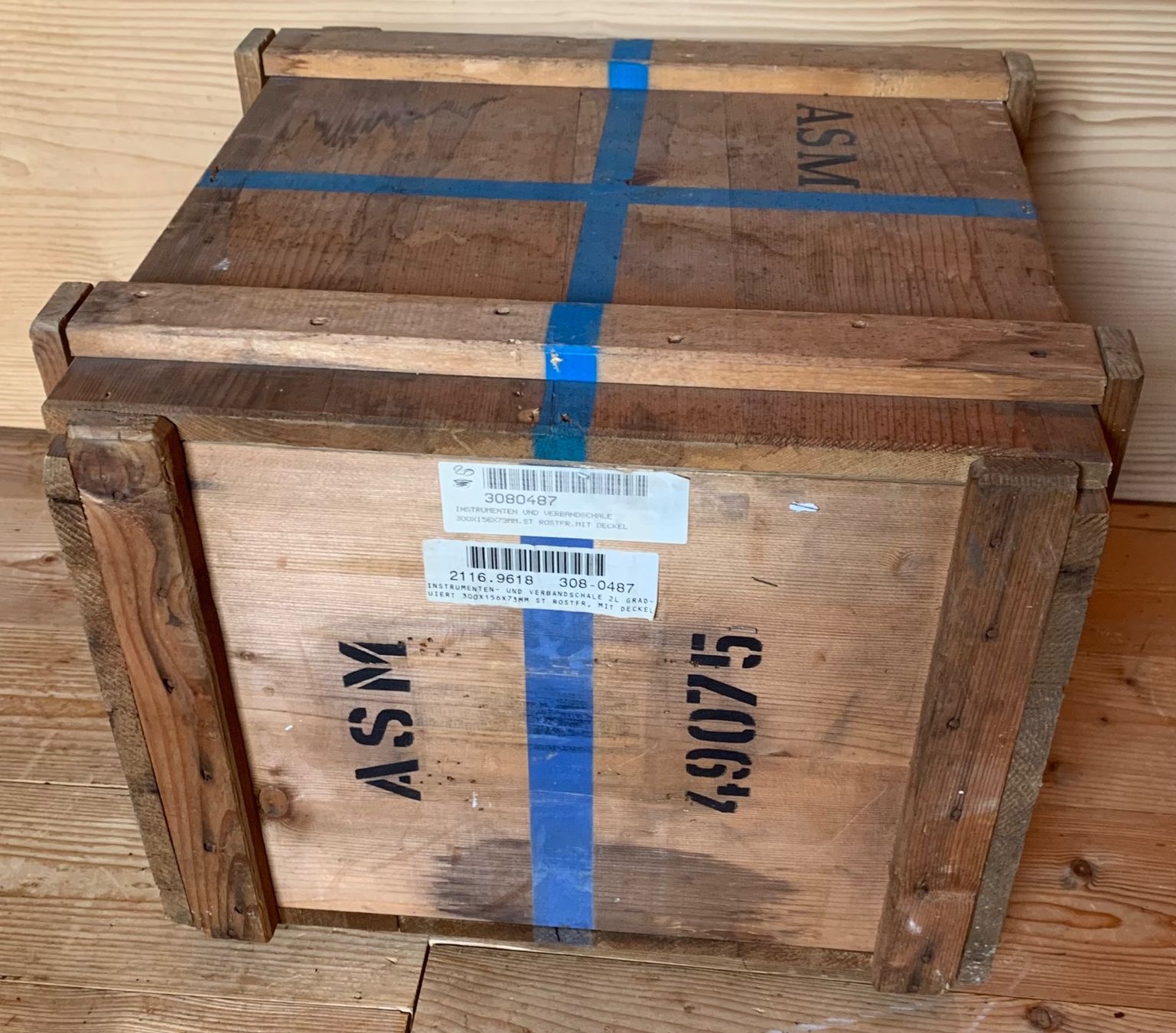 Casse di trasporto: Holzkiste ASM der CH Armee – Usato da Goldingen venduto da Bergler012 2
